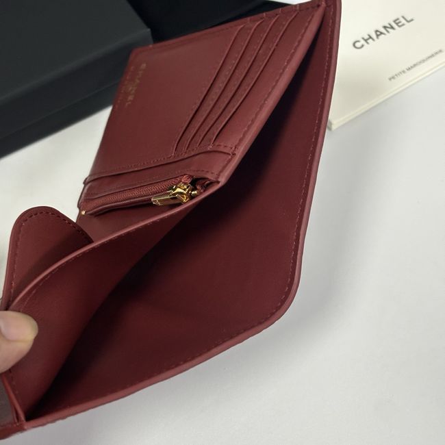 Chanel Passport Holder AP5193 Burgundy Chanel Passport Holder AP5193 Burgundy