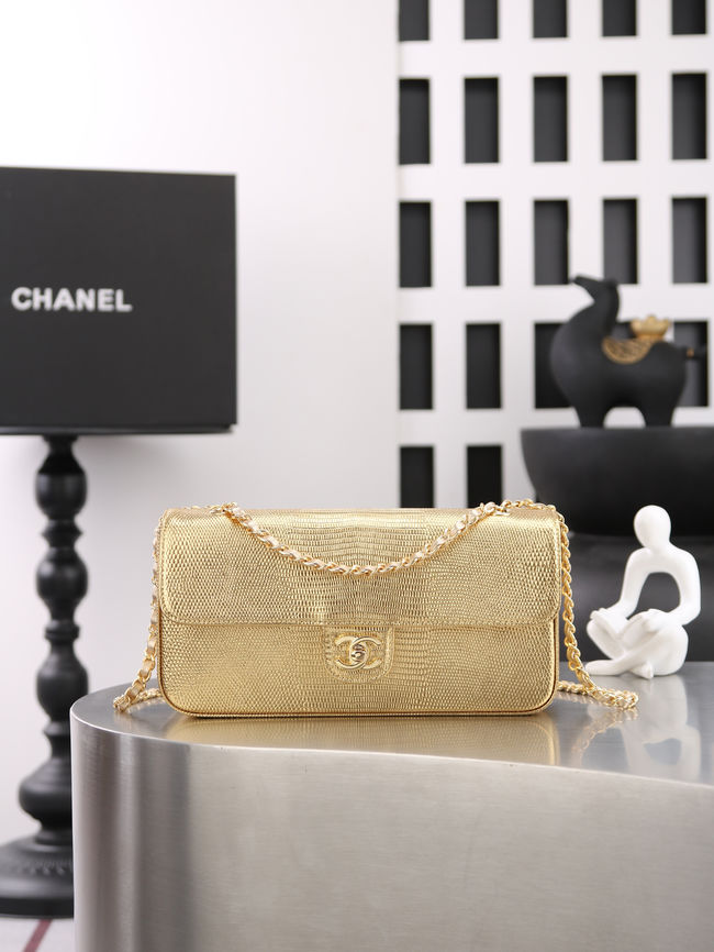 Chanel small Flap Bag AS6568 Gold