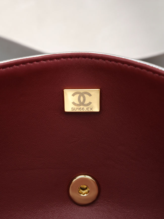 Chanel small Flap Bag AS6568 Silvery Chanel small Flap Bag AS6568 Silvery