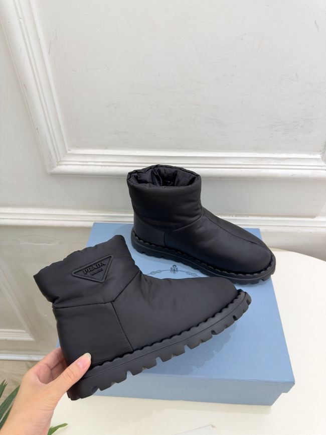 Prada Re-Nylon gabardine apres-ski boots 95396-4