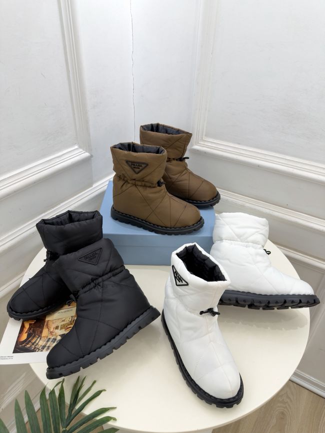 Prada Re-Nylon gabardine apres-ski boots 95397-1