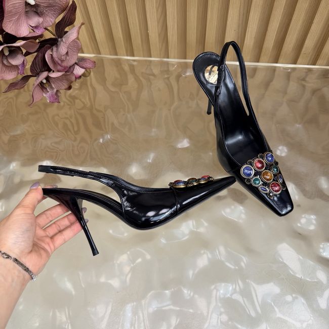 Saint Laurent slingback pumps 10.5CM 95403-11 Saint Laurent slingback pumps 10.5CM 95403-11