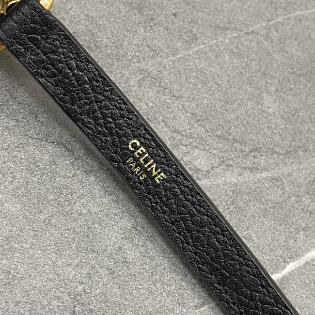 CELINE FLAIR IN GRAINED CALFSKIN L10BF5 CREAMY black