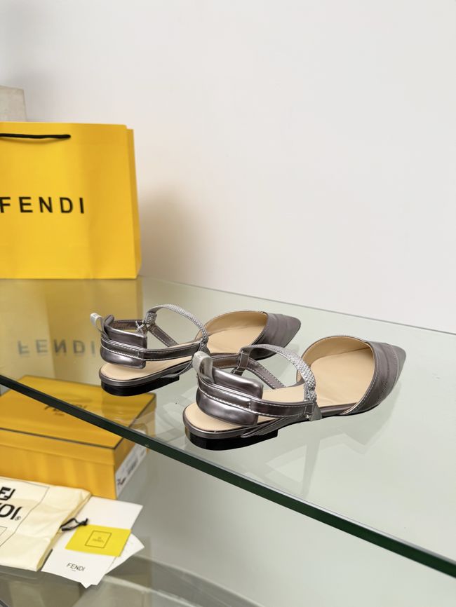 Fendi WOMENS SANDAL slingback Colibri Lite 8J8559-1 Fendi WOMENS SANDAL slingback Colibri Lite 8J8559-1