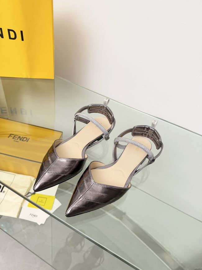 Fendi WOMENS SANDAL slingback Colibri Lite 8J8559-1 Fendi WOMENS SANDAL slingback Colibri Lite 8J8559-1