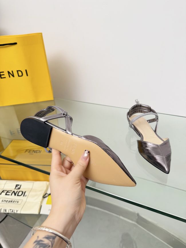 Fendi WOMENS SANDAL slingback Colibri Lite 8J8559-1 Fendi WOMENS SANDAL slingback Colibri Lite 8J8559-1