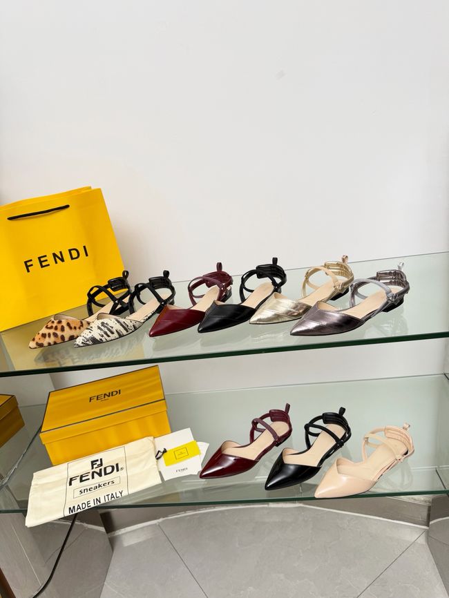 Fendi WOMENS SANDAL slingback Colibri Lite 8J8559-1 Fendi WOMENS SANDAL slingback Colibri Lite 8J8559-1