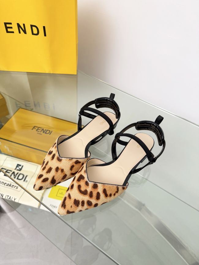 Fendi WOMENS SANDAL slingback Colibri Lite 8J8559-3 Fendi WOMENS SANDAL slingback Colibri Lite 8J8559-3