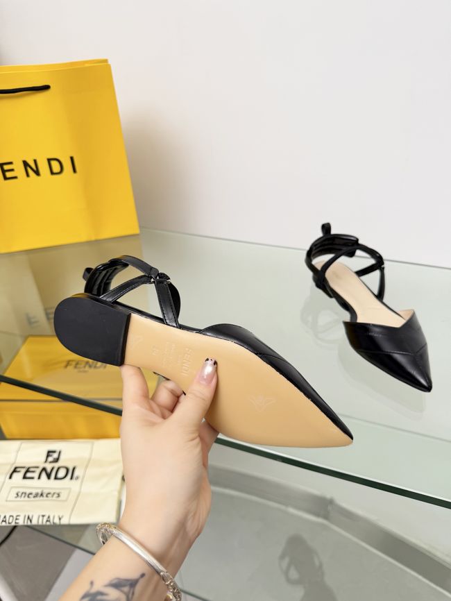 Fendi WOMENS SANDAL slingback Colibri Lite 8J8559-6 Fendi WOMENS SANDAL slingback Colibri Lite 8J8559-6