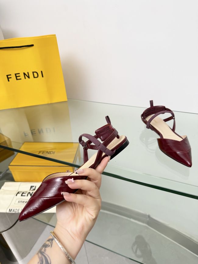Fendi WOMENS SANDAL slingback Colibri Lite 8J8559-7 Fendi WOMENS SANDAL slingback Colibri Lite 8J8559-7