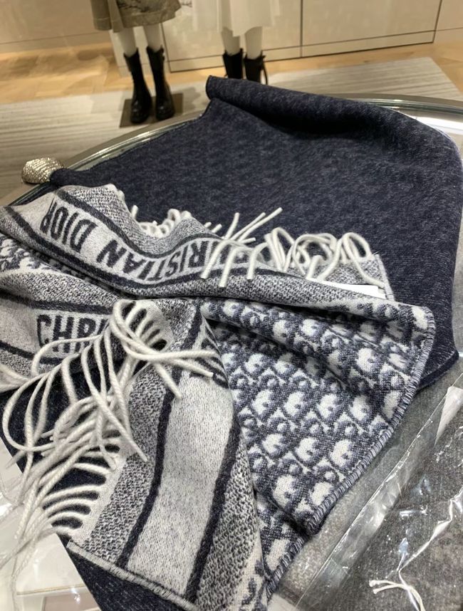 Dior Oblique Scarf Cashmere 9I093-3