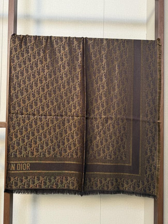 Dior Oblique Shawl Wool and Silk Jacquard I1058-11 Dior Oblique Shawl Wool and Silk Jacquard I1058-11