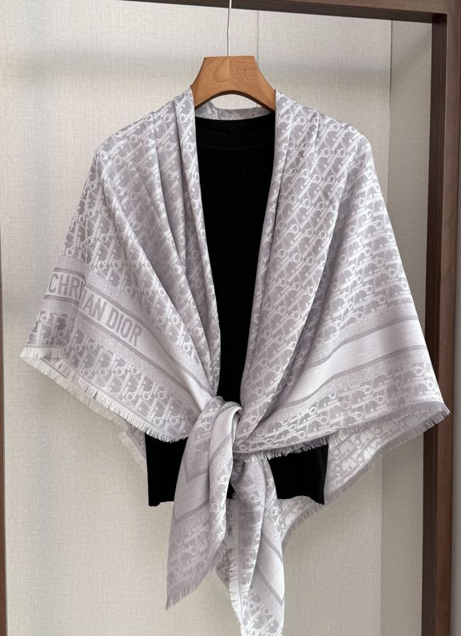 Dior Oblique Shawl Wool and Silk Jacquard I1058-2