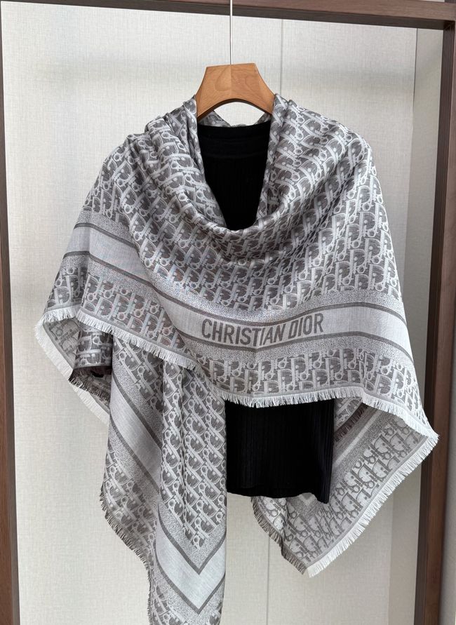 Dior Oblique Shawl Wool and Silk Jacquard I1058-3