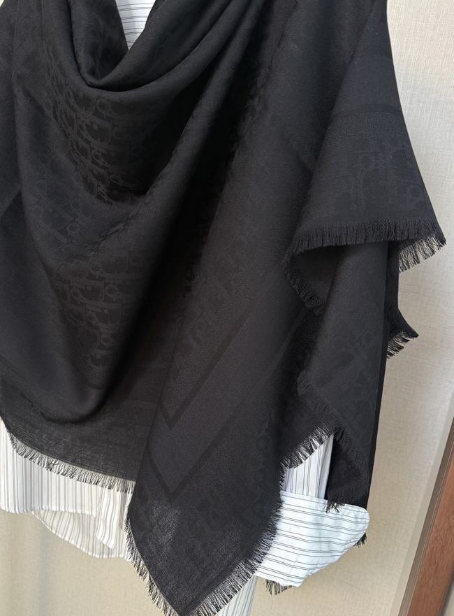 Dior Oblique Shawl Wool and Silk Jacquard I1058-5 Dior Oblique Shawl Wool and Silk Jacquard I1058-5