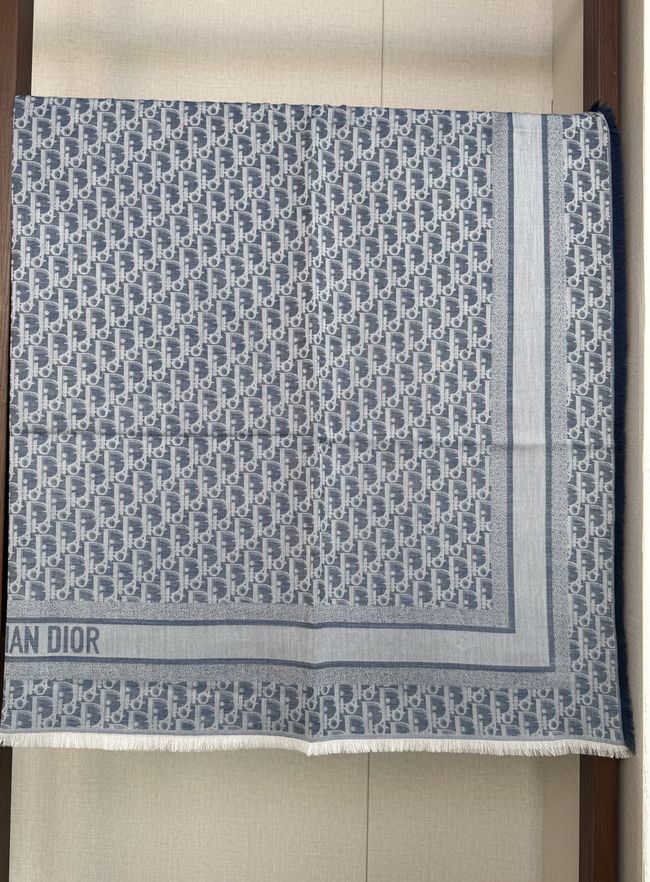 Dior Oblique Shawl Wool and Silk Jacquard I1058-8