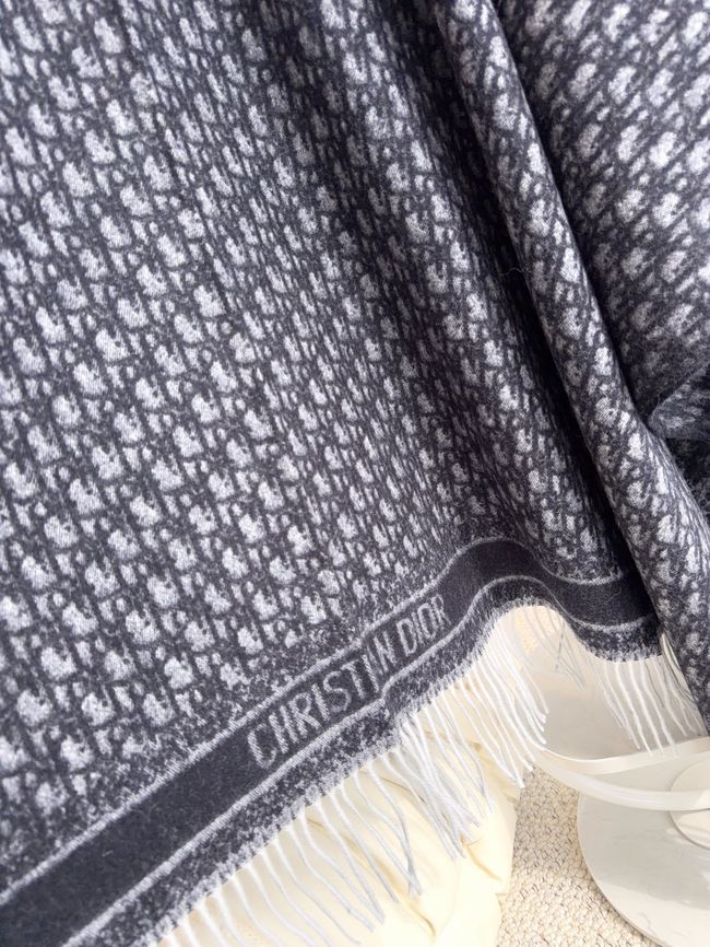 Dior Oblique Shawl Wool and Silk Jacquard I1059