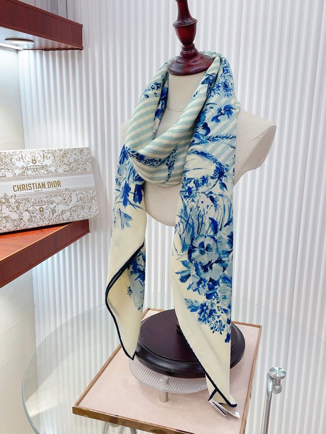 Dior Oblique Shawl Wool and Silk Jacquard I1061-1