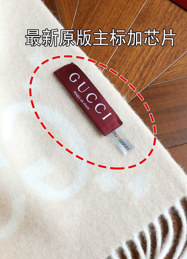Gucci Reversible Cashmere scarf A006HK-2 Gucci Reversible Cashmere scarf A006HK-2