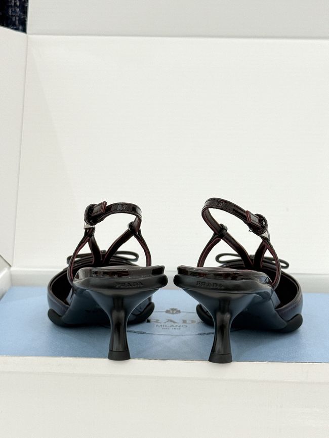 Prada Brushed leather slingback pumps 1I701O-5 Prada Brushed leather slingback pumps 1I701O-5