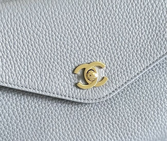 Chanel Shopping Bag Grained Calfskin AS6483 gray
