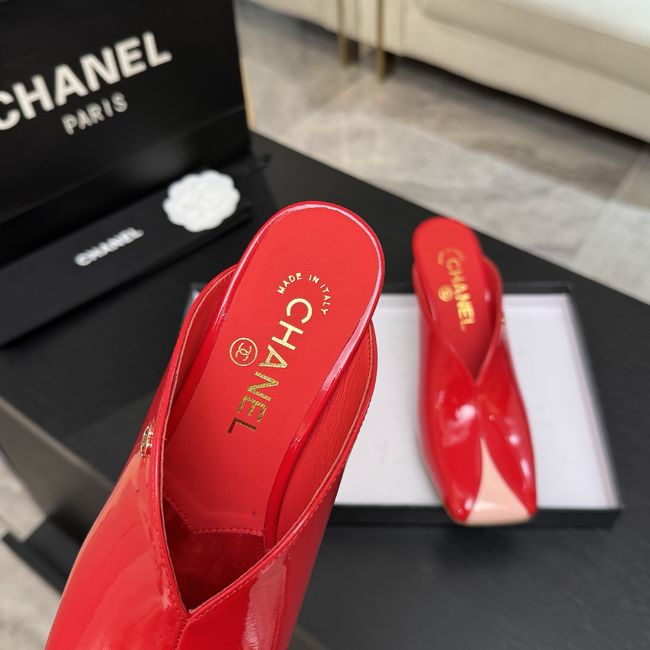Chanel Mules Patent Calfskin G47606-7