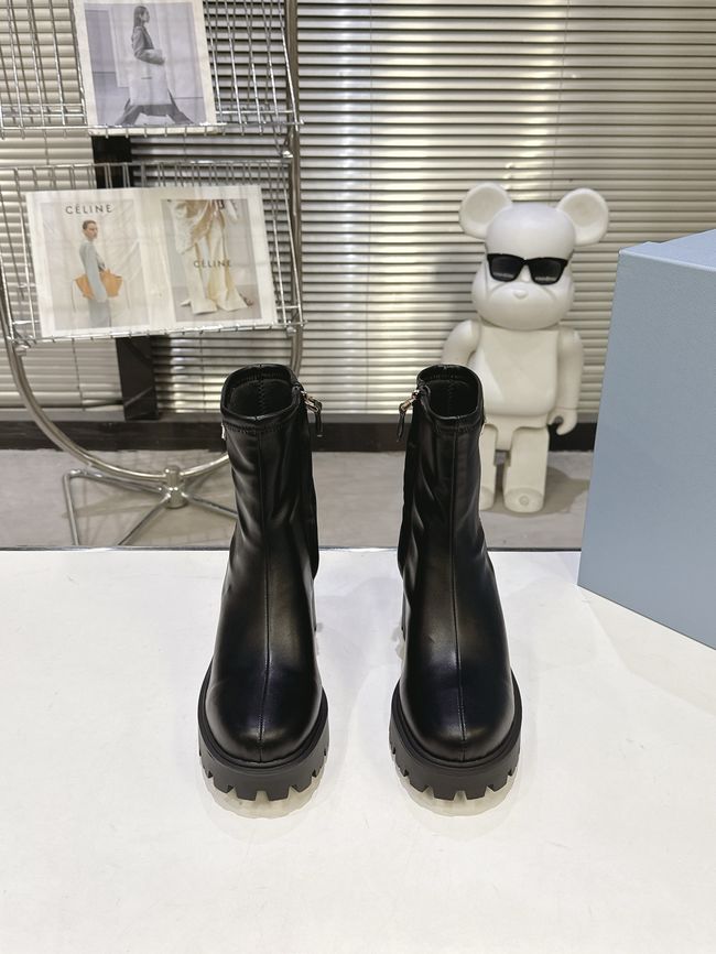 Prada Monolith brushed leather Chelsea boots G085-9 Prada Monolith brushed leather Chelsea boots G085-9