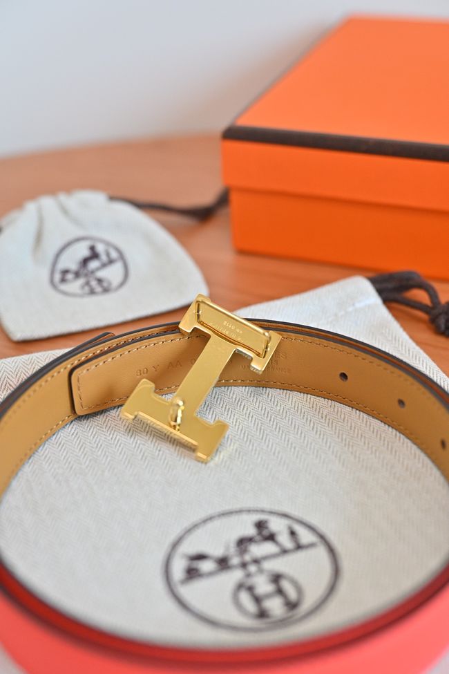 Hermes Constance buckle & double-sided leather belt 24mm H07457-3 Hermes Constance buckle & double-sided leather belt 24mm H07457-3