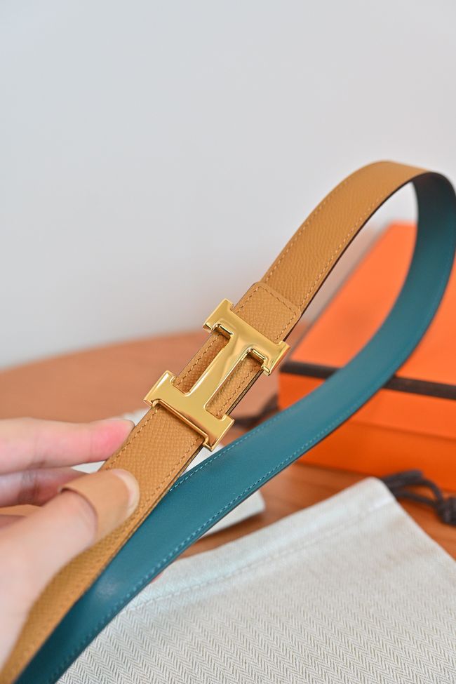 Hermes Constance buckle & double-sided leather belt 24mm H07457-7 Hermes Constance buckle & double-sided leather belt 24mm H07457-7