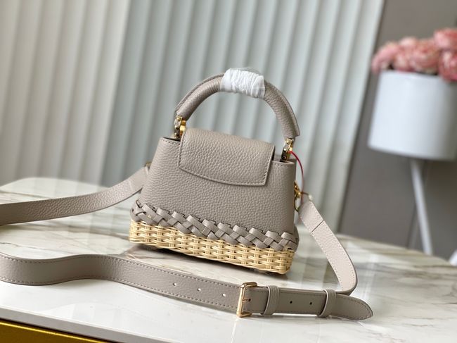 Louis Vuitton Capucines Mini M24977 gray Louis Vuitton Capucines Mini M24977 gray