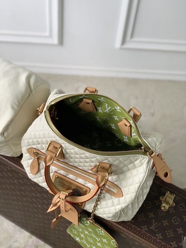 Louis Vuitton Speedy P9 Bandouliere M2A408 white&green