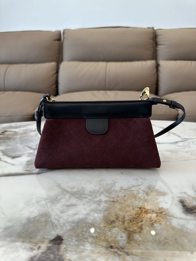 Chanel Clutch with Chain AP5540 Burgundy Chanel Clutch with Chain AP5540 Burgundy