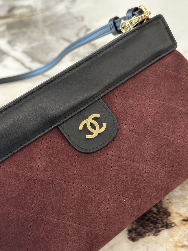 Chanel Clutch with Chain AP5540 Burgundy Chanel Clutch with Chain AP5540 Burgundy