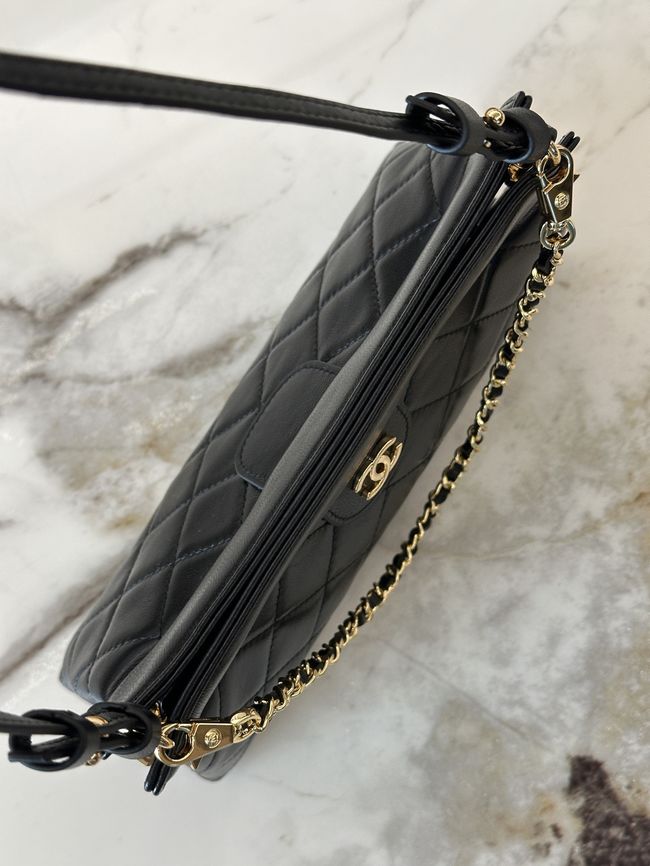 Chanel Clutch with Chain AP5540 black Chanel Clutch with Chain AP5540 black