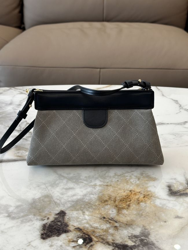 Chanel Clutch with Chain AP5540 gray Chanel Clutch with Chain AP5540 gray