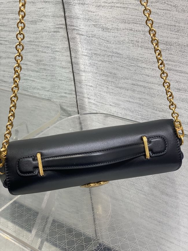 Dior Medaillon Pouch Smooth Calfskin M3671 black