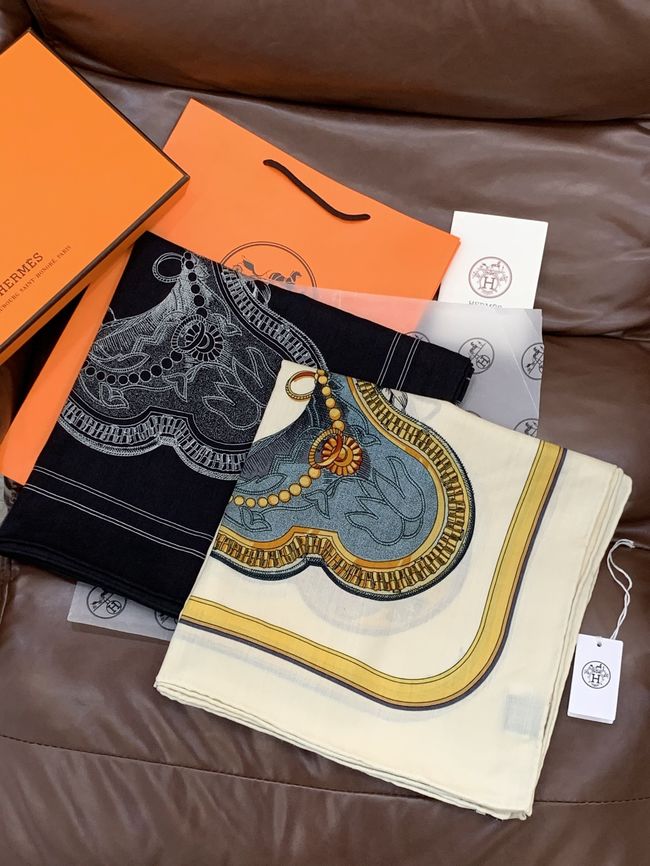 Hermes cashmere Shawl H36121-1
