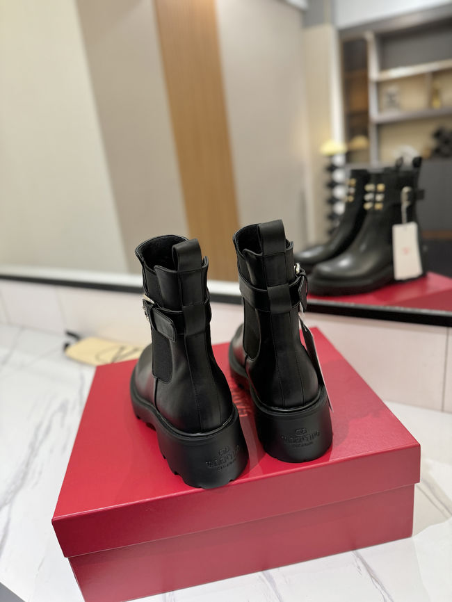 Valentino LOGO cowhide ankle boots S0MT5-1 Valentino LOGO cowhide ankle boots S0MT5-1