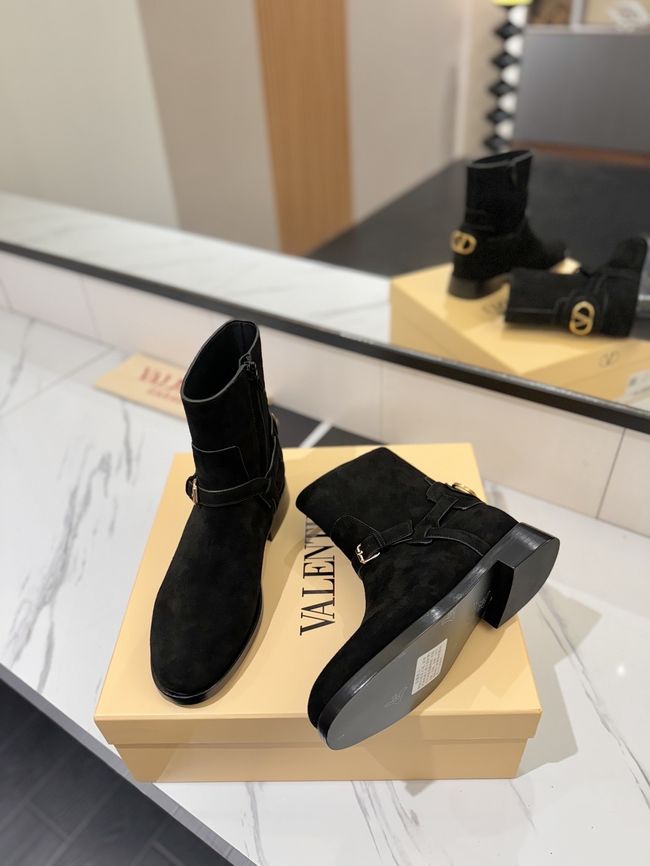 Valentino LOGO cowhide ankle boots S0QN8-2 Valentino LOGO cowhide ankle boots S0QN8-2