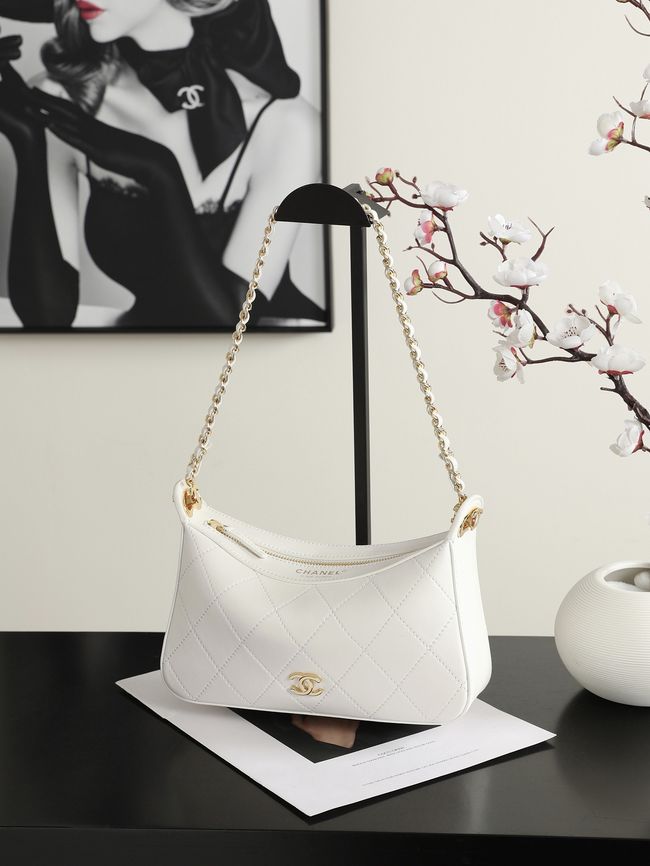 CHANEL Hobo Bag AS6640 WHITE CHANEL Hobo Bag AS6640 WHITE