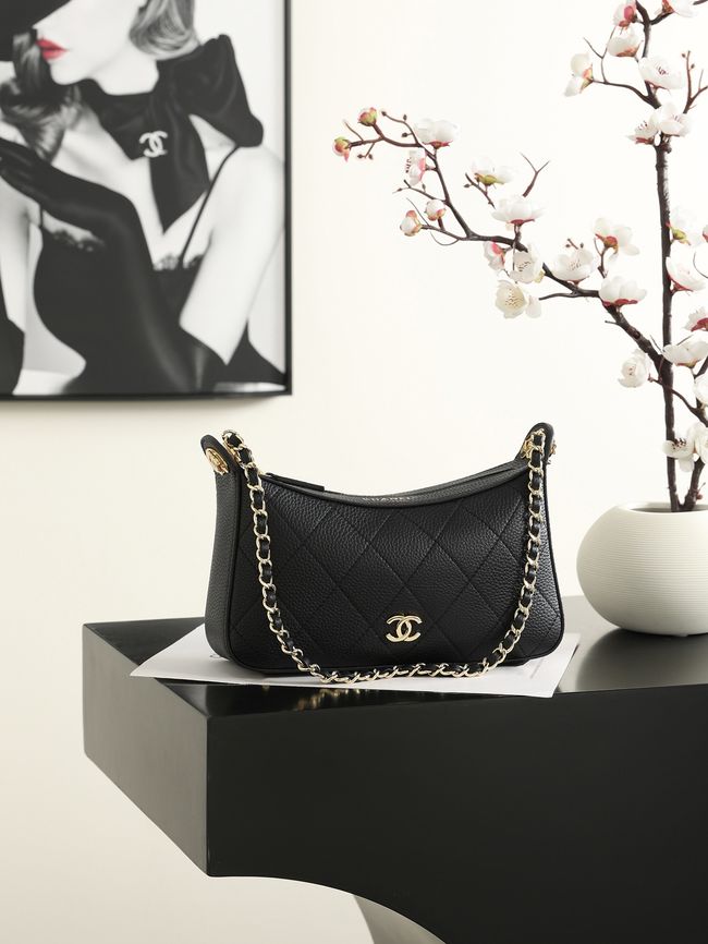 CHANEL Hobo Bag AS6640 black CHANEL Hobo Bag AS6640 black