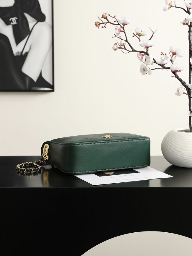 CHANEL Hobo Bag AS6640 green
