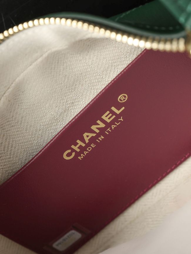 CHANEL Hobo Bag AS6640 green