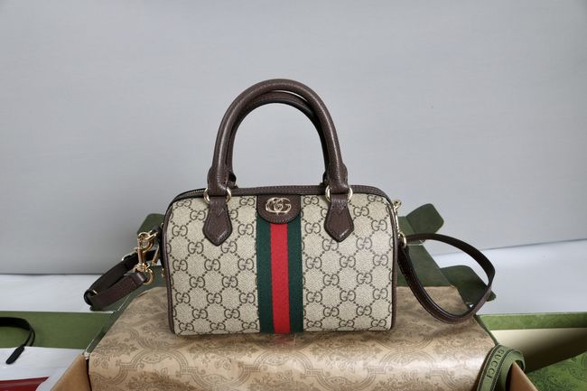 Gucci Ophidia small boston bag 841294 brown