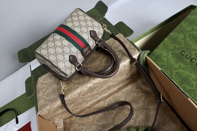 Gucci Ophidia small boston bag 841294 brown
