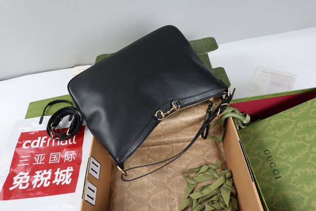 Gucci Starlet large shoulder bag soft leather A00CI2 black Gucci Starlet large shoulder bag soft leather A00CI2 black