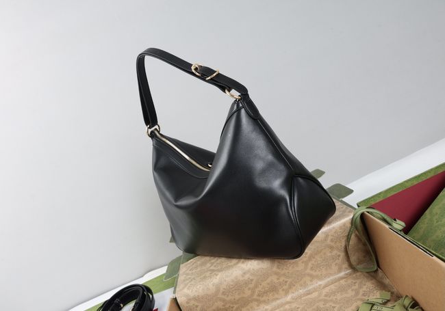 Gucci Starlet large shoulder bag soft leather A00CI2 black Gucci Starlet large shoulder bag soft leather A00CI2 black