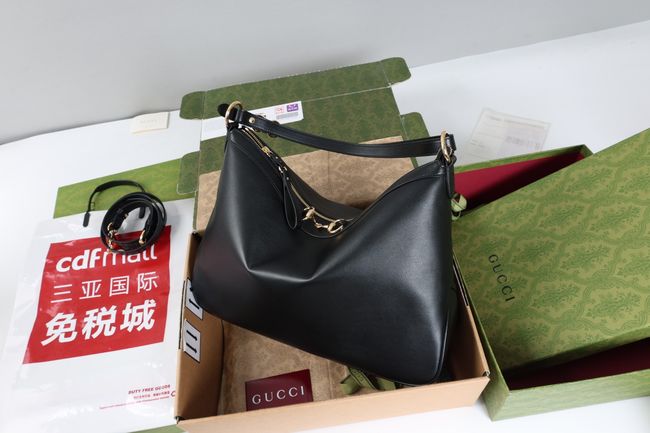 Gucci Starlet large shoulder bag soft leather A00CI2 black Gucci Starlet large shoulder bag soft leather A00CI2 black
