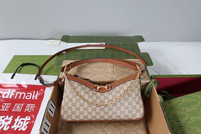 Gucci Starlet medium shoulder bag A00CI1 brown Gucci Starlet medium shoulder bag A00CI1 brown