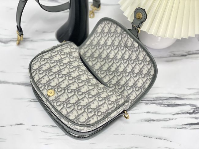 MEDIUM DIOR BOBBY BAG Warm Taupe Box Embroidery M2170 gray